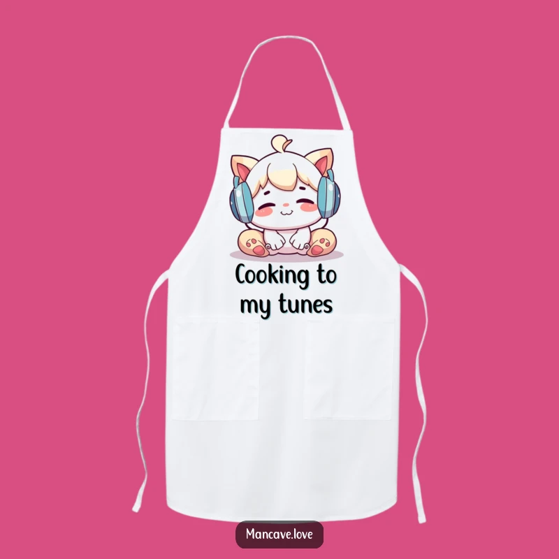 Funny Apron: Cook to the Beat with Relaxing Character