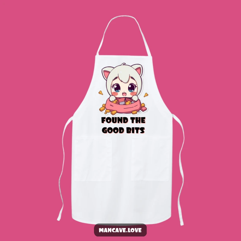 Funny Surprise Snacks Apron - Cook with Delight and Kitchen Humor!