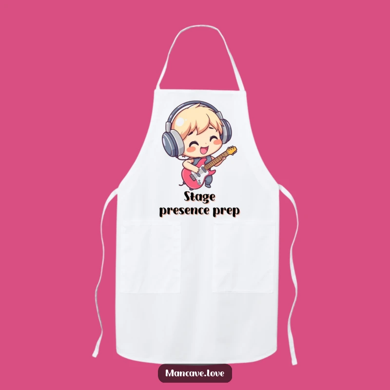 Funny Chef Air Guitar Apron - Cook and Rock with This Hilarious Kitchen Gift