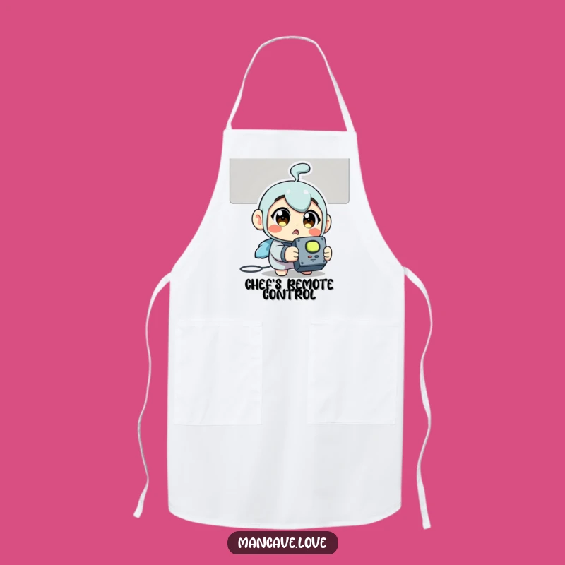 Funny Chef Remote Apron - Cook and Watch TV, Perfect Funny Gift