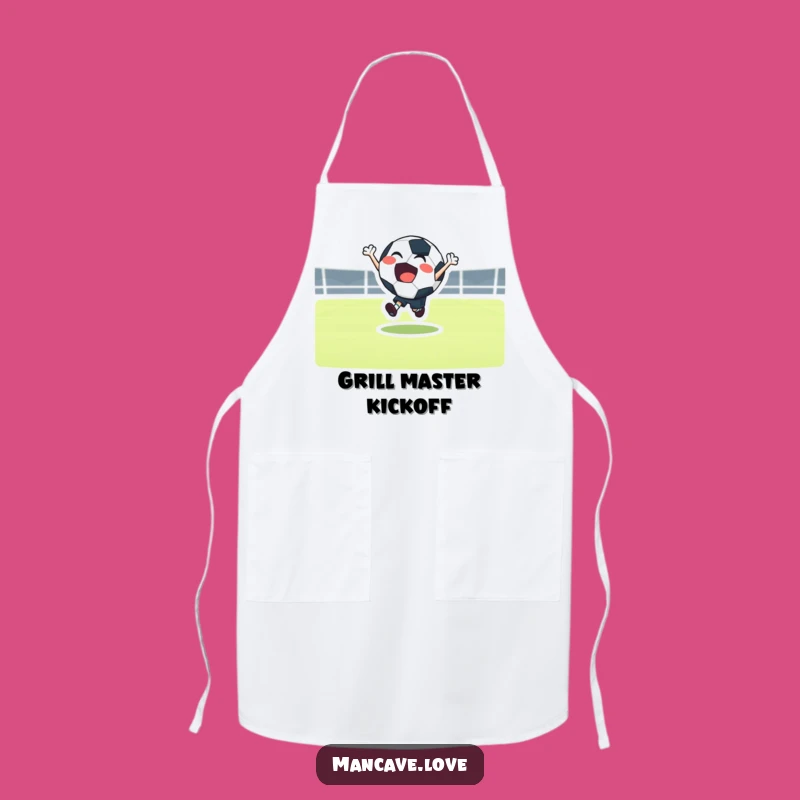 Funny Football Bounce Apron: Kitchen Game Day Fun, Great Gift