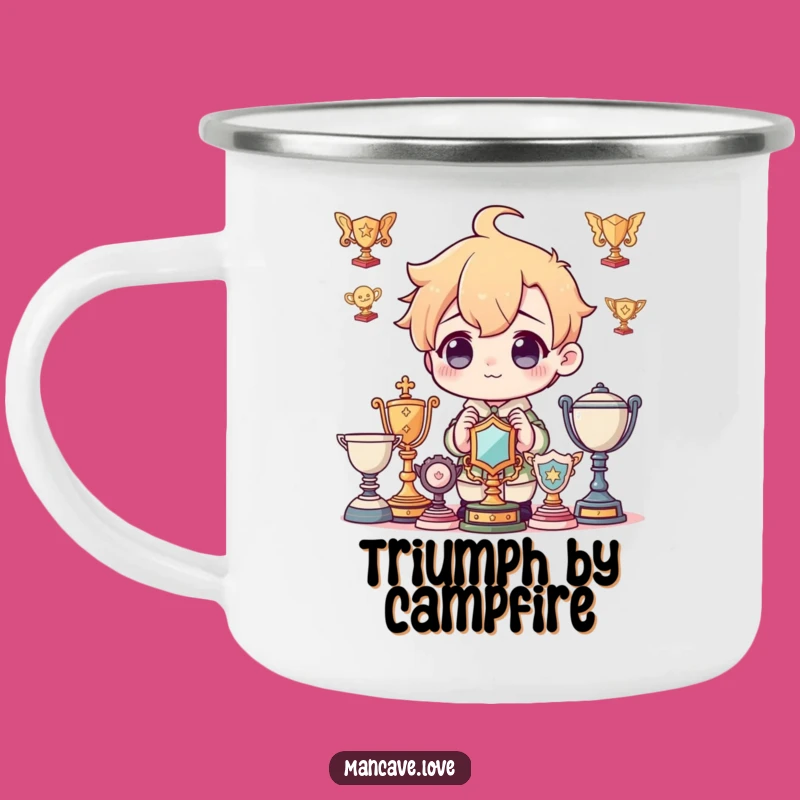 Funny Camping Mug: Admire Trophies Under the Stars