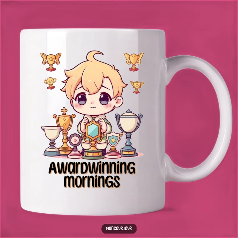 Funny Trophy Admirer Mug: Celebrate Your Wins, Big or Small