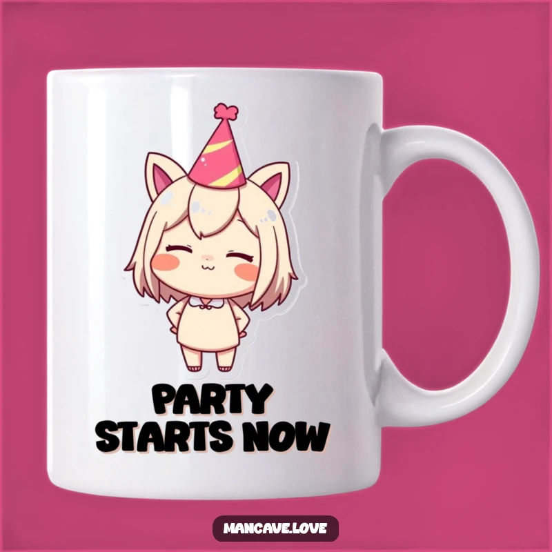 Funny Party Wink Mug - Confident Character Celebrate Fun Gift