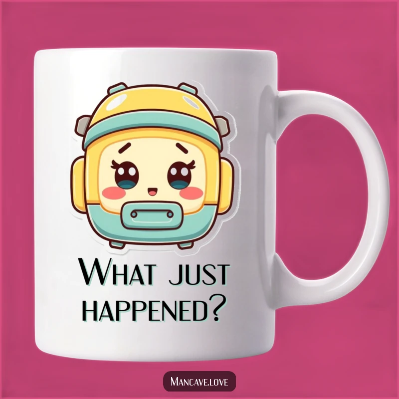 Funny Surprised Toolbox Mug: Shocked Mini Tool Container Gift