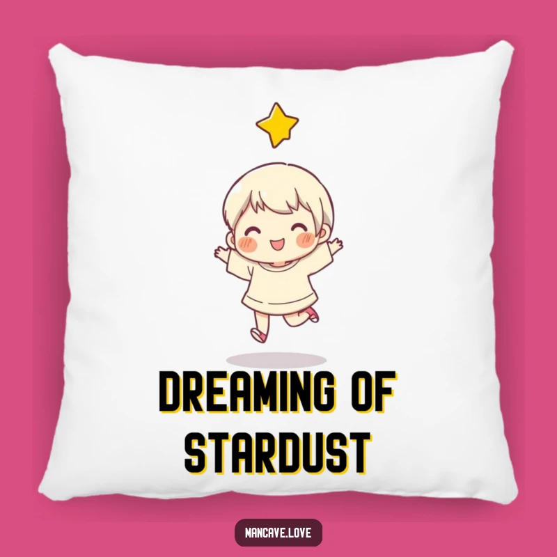 Funny Happy Skip Star Pillow: Comfy Character Cushion, Wonderful Funny Gift