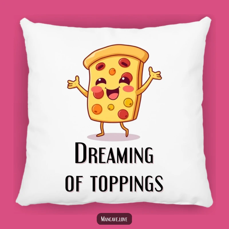 Funny Pizza Dance Pillow: Cozy Character Comfort, Great Gift