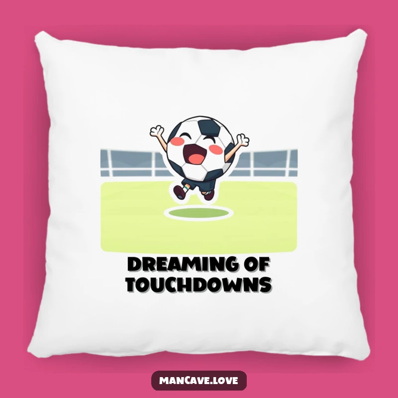 Funny Football Bounce Pillow: Cozy Character Fan Gear, Great Gift