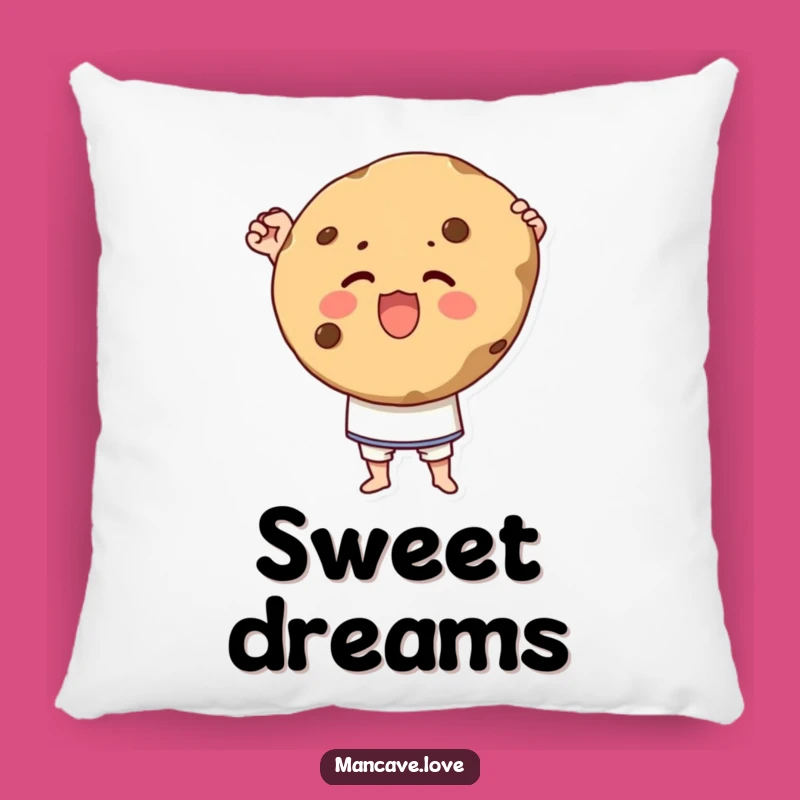 Funny Cookie Pillow - Proud Character Cozy Accent Gift