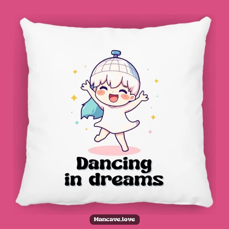 Funny Disco Dance Pillow: Cozy Ball Accent, Perfect Comfort Gift