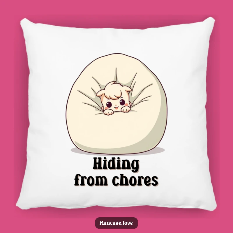 Funny Mischievous Character Beanbag Pillow: Cozy Peek-a-Boo Comfort