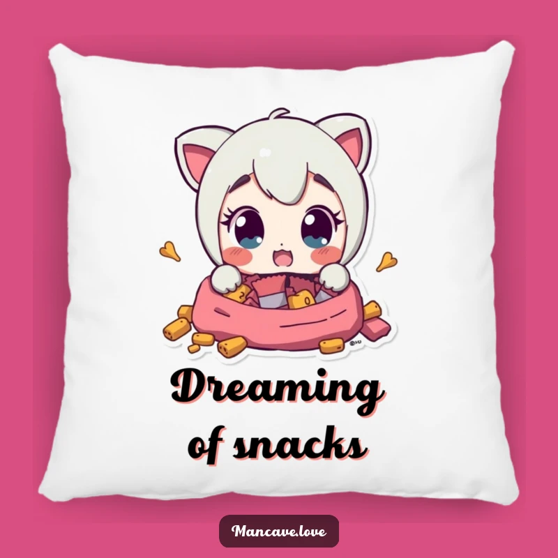 Funny Surprise Snacks Pillow - Cozy Comfort with a Humorous Discovery