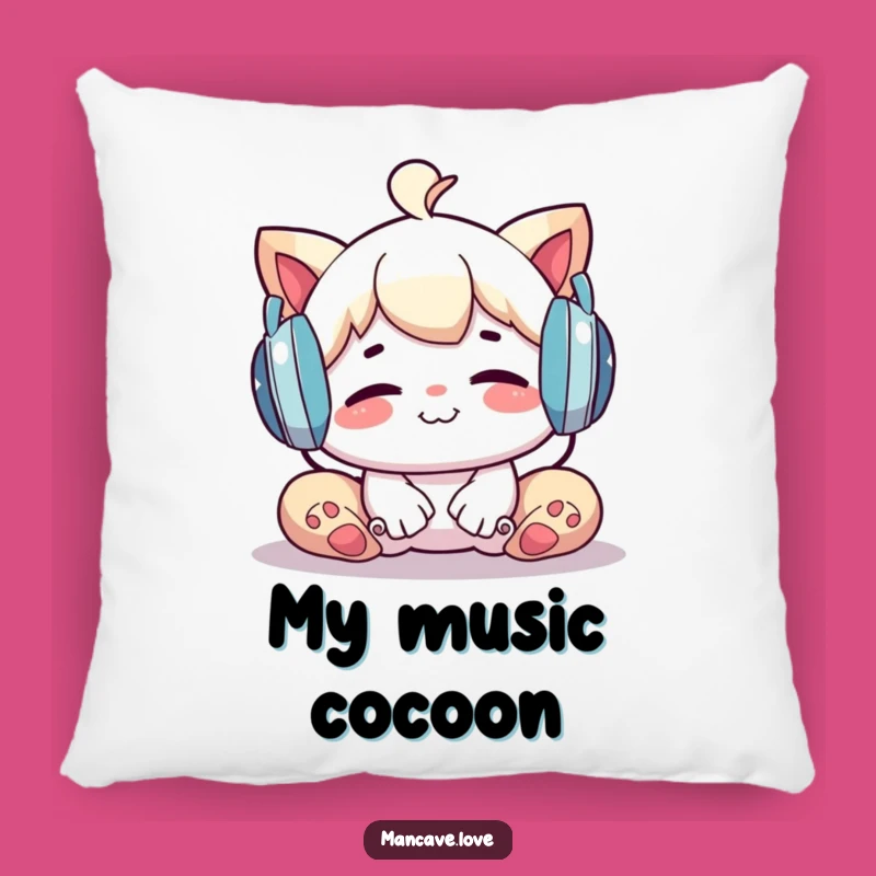Funny Pillow: Snuggle Up with a Relaxing Music Character