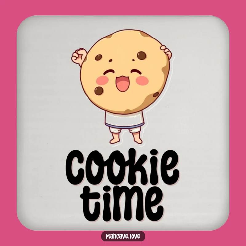 Funny Coaster Set - Cookie Victory Character Drink Protector Gift