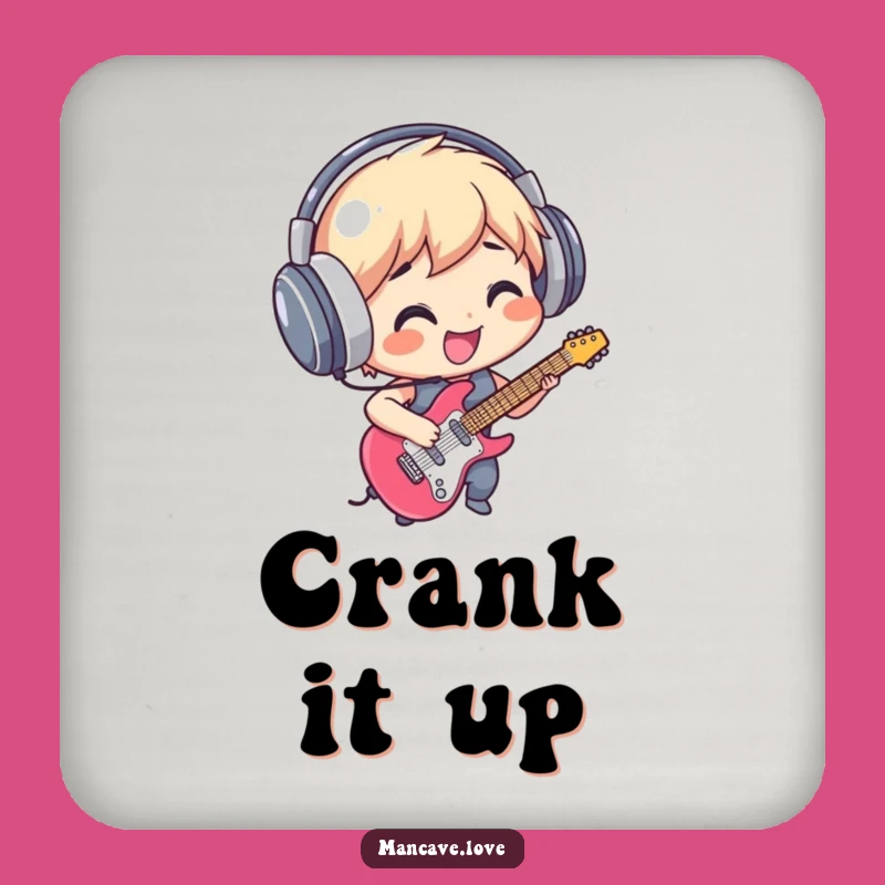 Funny Air Guitar Coaster Set - Protect Surfaces with Musical Humor, Great Funny Gift