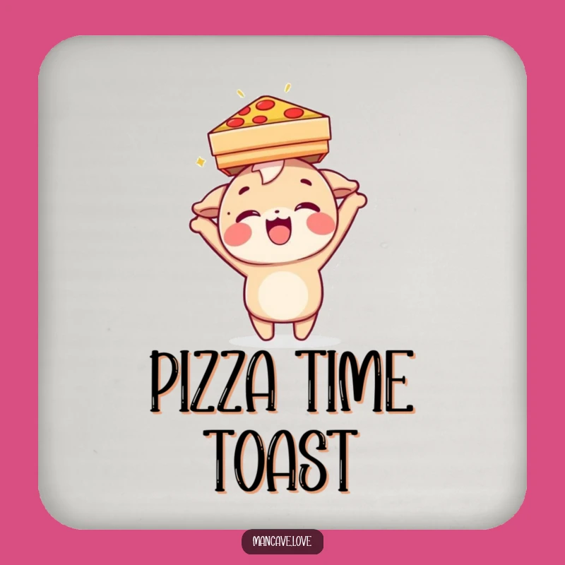 Funny Pizza Coaster Set - Balance Your Drinks in Pizza Style, Perfect Funny Gift