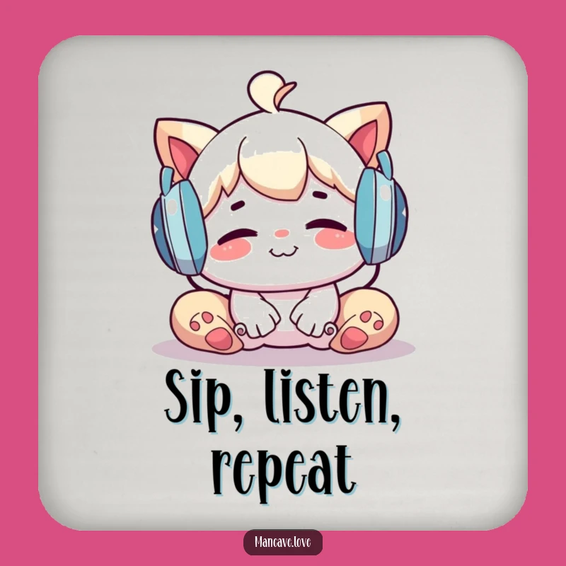 Funny Coaster: Protect Surfaces with a Relaxing Music Character