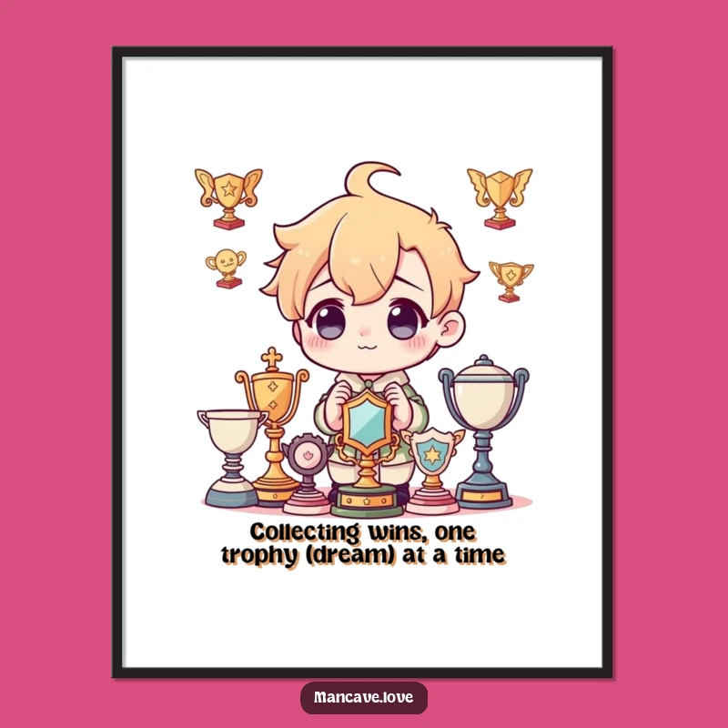 Free Printable Wall Art: Trophy Shelf - Funny Downloadable Decor!