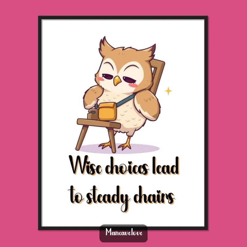 Funny Free Printable Owl Wall Art: Hilarious DIY Downloadable Decor