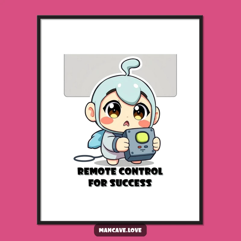 Free Printable Wall Art: Remote Control Surprise Humorous Downloadable Decor