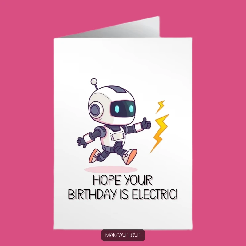 Free Printable Robot Birthday Card: Funny DIY Downloadable Gift for Techies