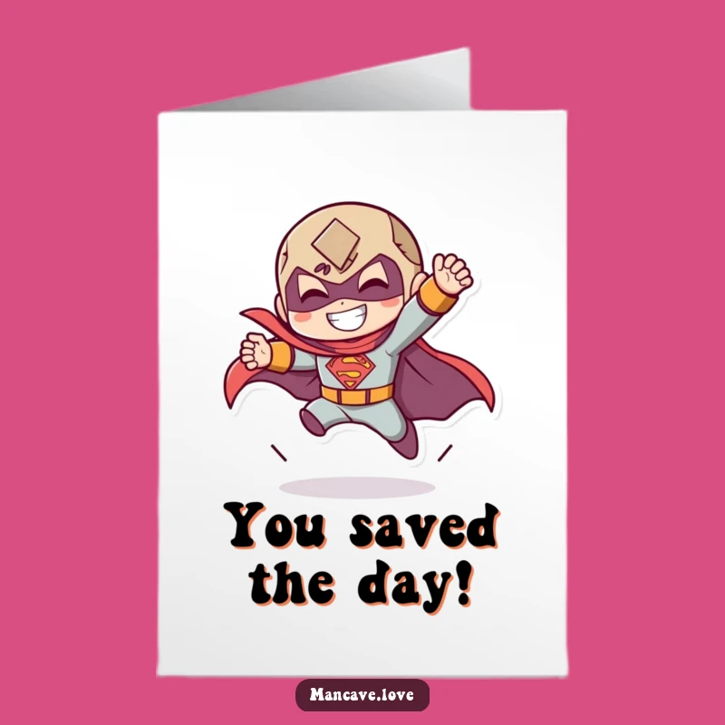 Free Printable Birthday Card: Superhero Landing, DIY Downloadable Gift for Heroes