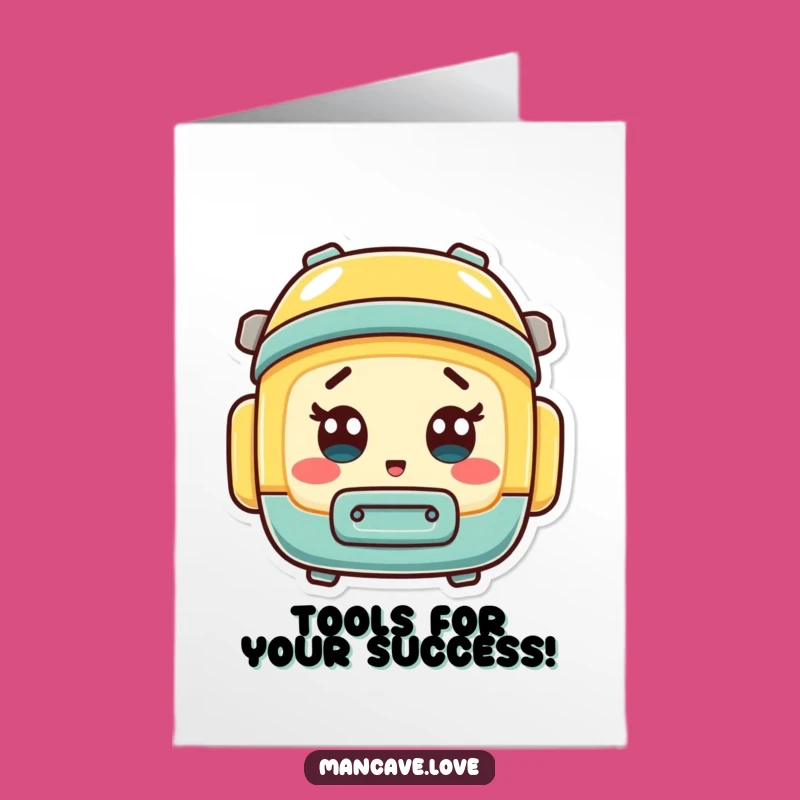 Free Printable Congrats Card: Surprised Toolbox - Funny Downloadable Gift