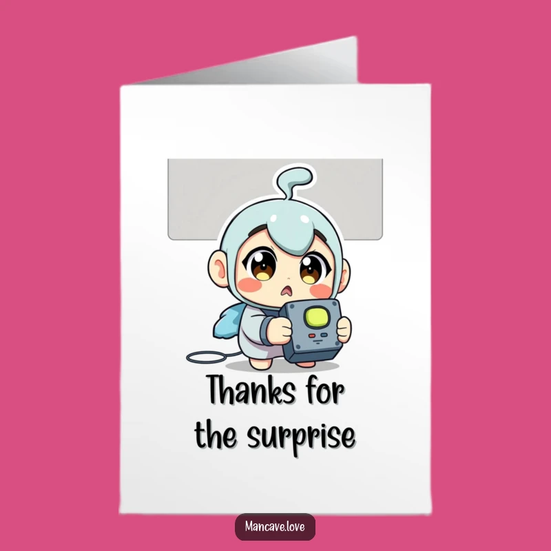 Free Printable Thank You Card: You Surprised Me Funny Downloadable Gift