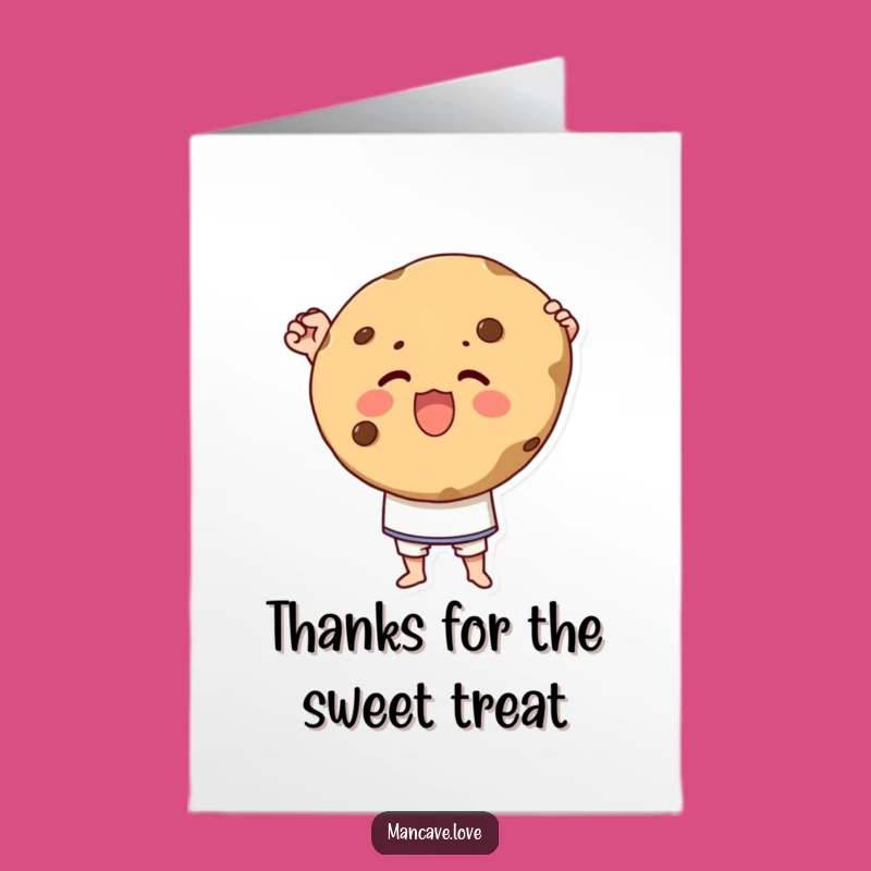 Free Printable Thank You Card: Cookie Gratitude, DIY Downloadable Gift for Thanks