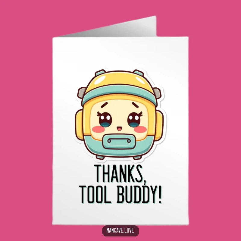 Free Printable Thank You Card: Surprised Toolbox - Funny Downloadable Gift