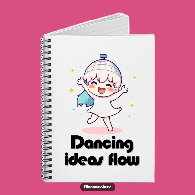 Funny Disco Dance Notebook: Spinning Ball Journal, Perfect Gift for Party Planners