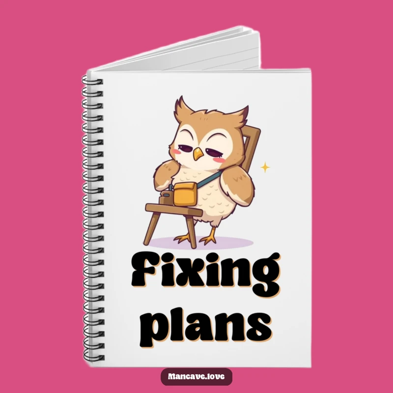 Funny Owl Notebook: Cute Owl Tool Belt Design, Perfect Humorous Gift for Note-Takers