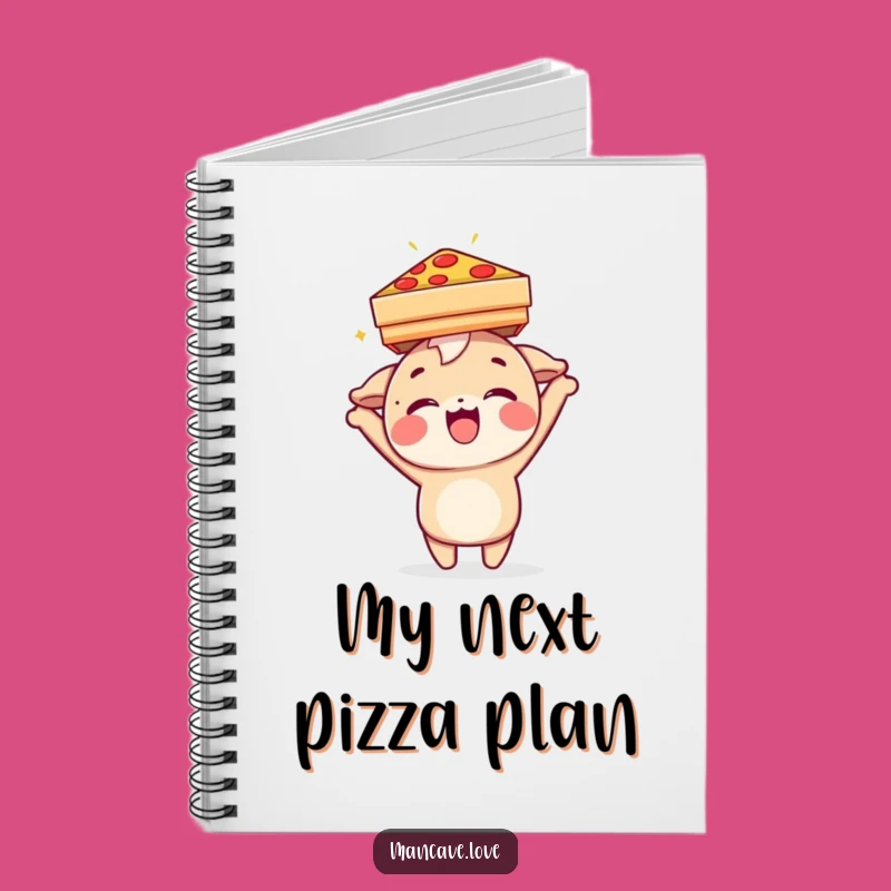 Funny Pizza Lover Notebook - Balance Your Thoughts, Perfect Funny Gift