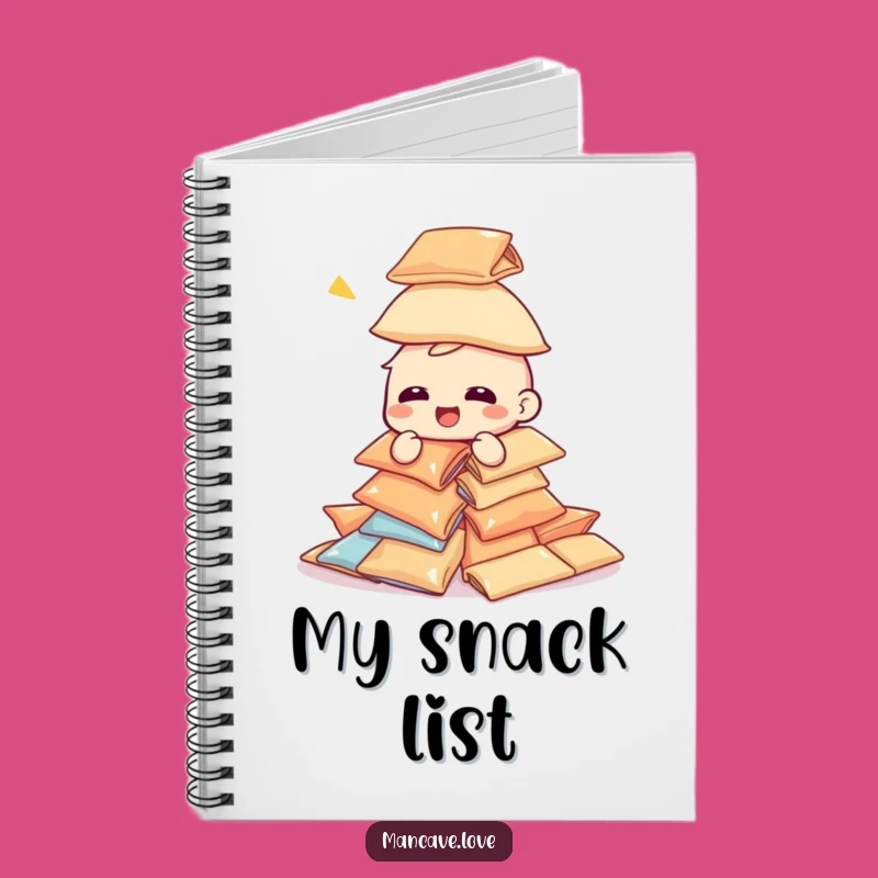 Funny Snack Tower Notebook: Jot Down Snack Ideas Gift