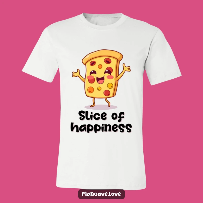 Funny Pizza Dance T-Shirt: Happy Character Fun, Foodie Gift