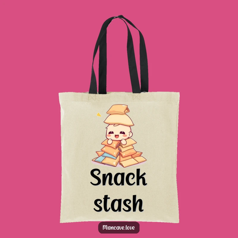 Funny Snack Tower Tote Bag: Carry Your Snacks Gift